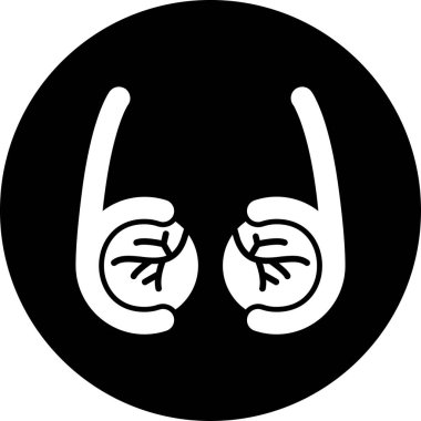 İnsan gözü simgesinin vektör illüstrasyonu