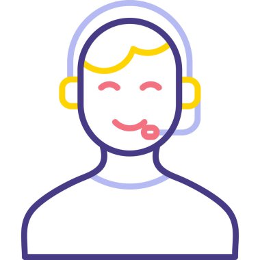 Kadın avatarı, saç stili, yüz ifadesi