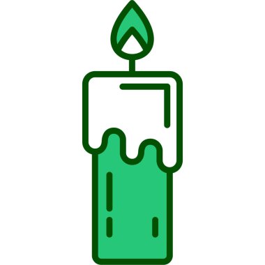 Mum simgesi vektör illüstrasyonu