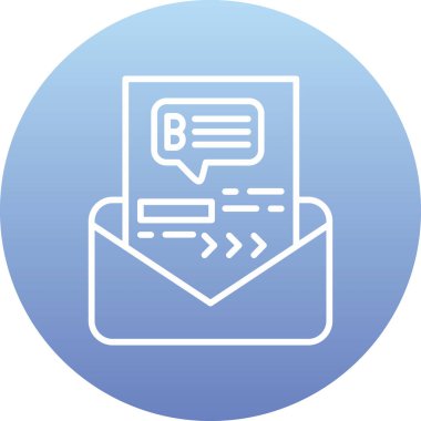 posta simgesi modayla izole edilmiş arkaplan