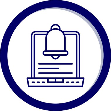 Bilgisayar. Web simgesi basit illüstrasyon