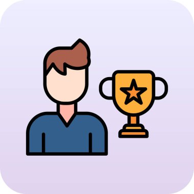 kupa simgesi vektör illüstrasyonu