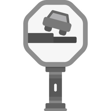 Araba parkı. Basit tasarım