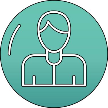 Modern b 'nin vektör illüstrasyonu simge insanlarından yoksun