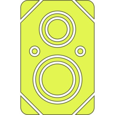 Yol işaretinin yeşil simgesi. vektör illüstrasyonu