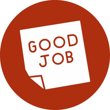 bir çember arkaplan üzerinde iş vektör çizimi