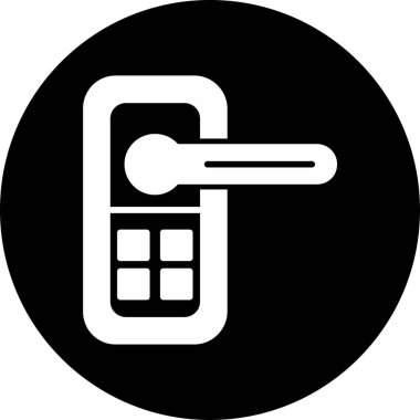 Otel simgesi vektör illüstrasyonu