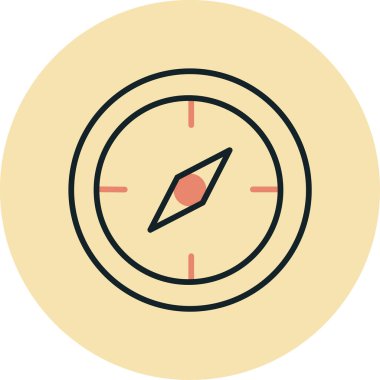 Pusula simgesi vektör resimlemesi