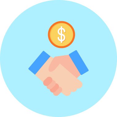 El sıkışma simgesi vektör illüstrasyonu