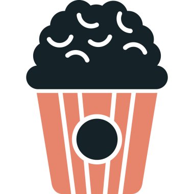 Kek ikonu. vektör illüstrasyonu