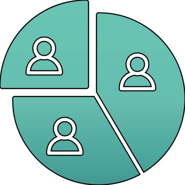 İş ve finans simgesinin vektör illüstrasyonu