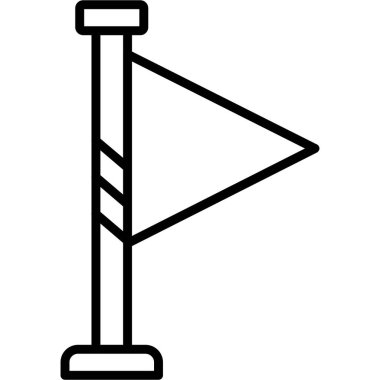 Modern b 'nin vektör illüstrasyonu eksik simgesi