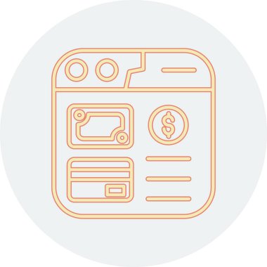 seo modern simgesinin vektör illüstrasyonu