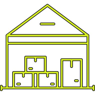 ev simgesi vektör illüstrasyonu