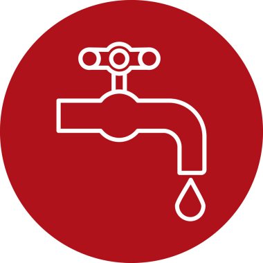 vektör musluk simgesi illüstrasyonu