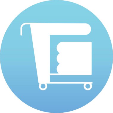 Alışveriş arabası simgesinin vektör çizimi