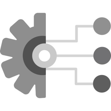 Teçhizat Web simgesi basit illüstrasyon