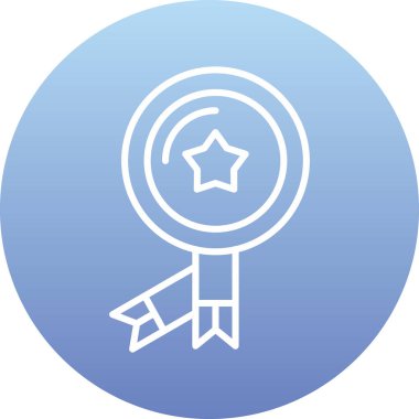 Yıldız simgesinin vektör illüstrasyonu