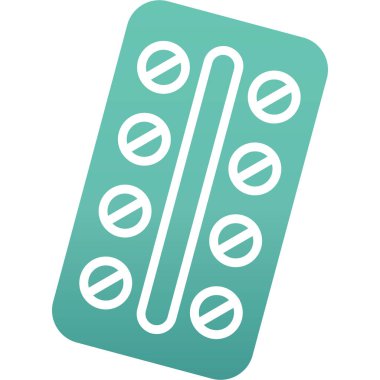 Güzel Termometre Glyph Vektör Simgesi