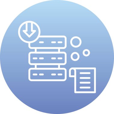 Dosya. Web simgesi basit illüstrasyon