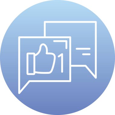 başparmak yukarı Web simgesi, vektör çizim