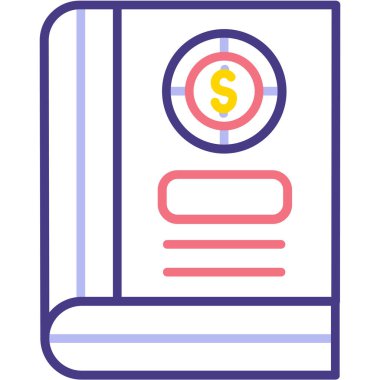 Dolar simgesi vektör illüstrasyonu