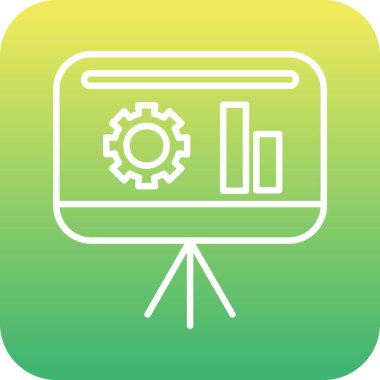 seo modern simgesinin vektör illüstrasyonu