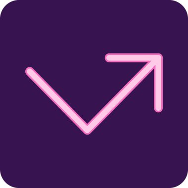 Ok simgesi. Vektör simgesi