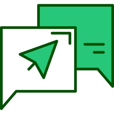 e- posta iletisi sohbet vektör illüstrasyonu