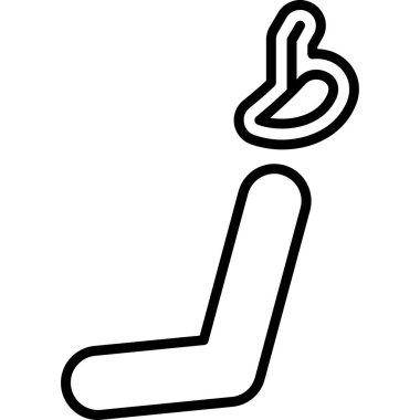 dondurma çubuğu simgesi, taslak biçimi