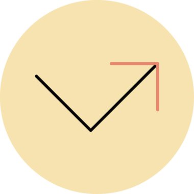 saat vektör illüstrasyon simgesi