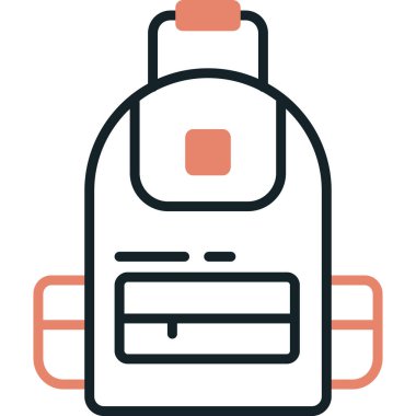 torba simgesi, vektör illüstrasyonu