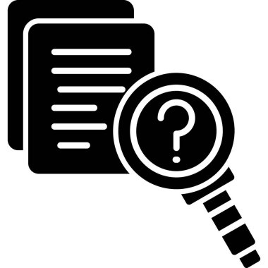 Arama simgesi vektör illüstrasyonu