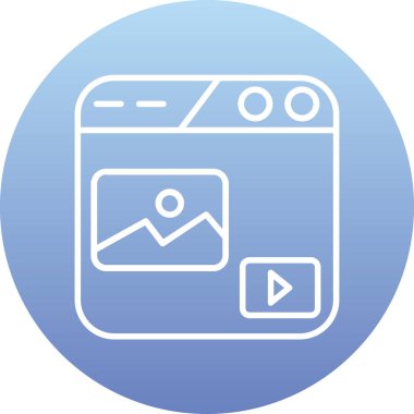 web simgesi, akıllı telefonun vektör illüstrasyonu