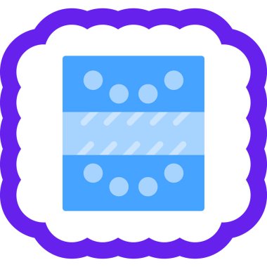 Gıda Web ikonu vektör illüstrasyonu