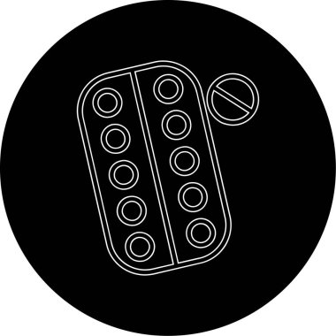 ilaç ikonu, basit biçim