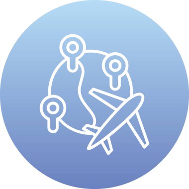 Modern simgenin vektör illüstrasyonu