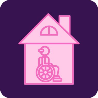 Bebek arabası. Web simgesi basit illüstrasyon