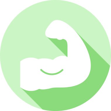 Yeşil halterli güçlü bir kol..