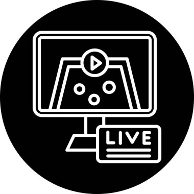 canlı yayın simgesi, basit biçim