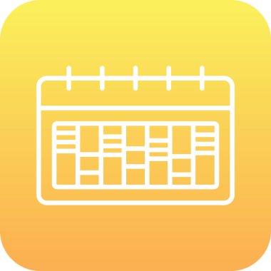 takvim simgesi dijital tasarımı