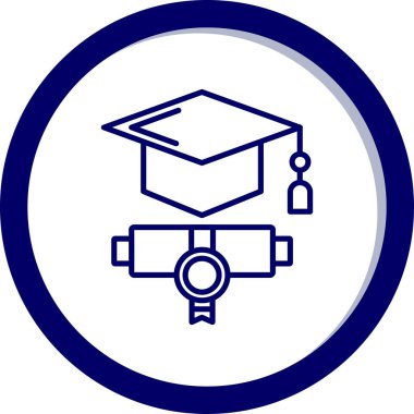 Eğitim simgesi vektör illüstrasyonu