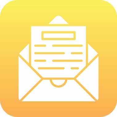 e- posta harf vektörü simgesi