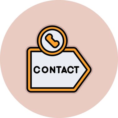 Kişi vektör simgesi modern illüstrasyon