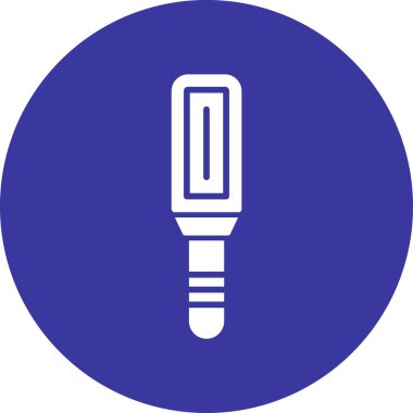 Bir b eksikliği simgesinin vektör çizimi