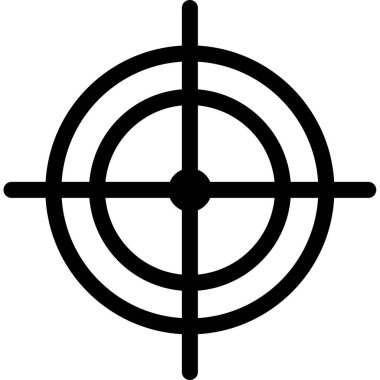 hedef simgeyi ana hat biçiminde vurur