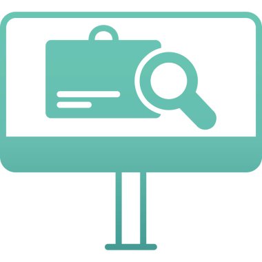 Arama simgesi vektör illüstrasyonu