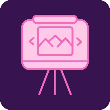 video simgesi vektör illüstrasyonu