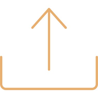 ok yönü aşağı ana hat biçiminde simge