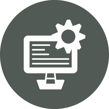 Web simgesi vektör illüstrasyonu